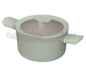 Foto van BergHOFF Pan LEO RECYCLED Kookpan Antikleef Balance Sage 20cm 