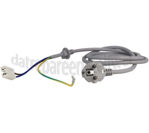 Foto van Samsung Aansluitkabel Snoer Grijs, Lengte 1,5 m. WF80F5E5P4W/EN, WF8704BPA, WW10H9600EW/EG, WF8714FPA 