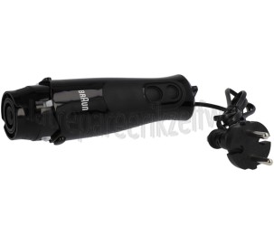 Foto van Braun Handgreep Compleet, Zwart 4193 MQ 3135 BK, MQ3135BKSAUCE, 4193-MQ3135BK100Y 