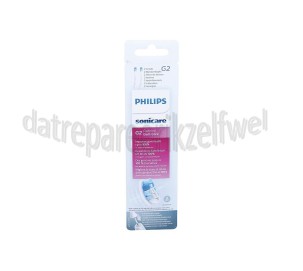 Foto van Philips Tandenborstelset G2 Optimal Gum Care opzetborstels, 2 stuks Sonicare 
