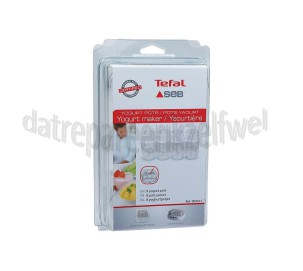 Foto van Tefal Pot Glazen potten met deksel, 8 stuks La Yaourtiere, La Yaourtiere 2 