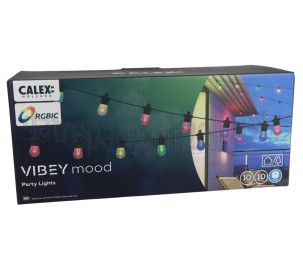 Foto van Calex Ledlamp Vista Lichtsnoer 10M RGBIC + CCT 50 Lumen, Uitbreidbaar 