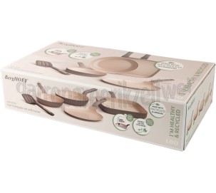 Foto van BergHOFF Set Braadpannenset, Antikleef, Balance, 4-delig met spatel Inductie, Halogeen, Vitrokeramisch, Gas 