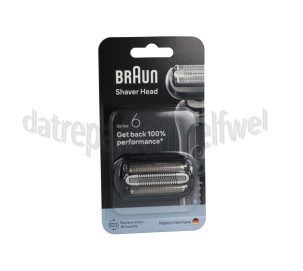 Foto van Braun Scheerblad Combipack 64B Silver Series 6, 5762 Easyclean, Sensoflex 