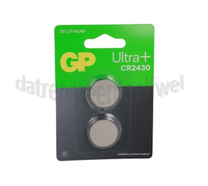 Foto van GP Batterij Knoopcel CR2430 3V DL2430 Ultra Plus Lithium 