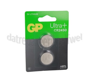 Foto van GP Batterij Knoopcel CR2450 3V DL2450 Ultra Plus Lithium 