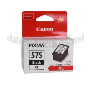 Foto van Canon Inktcartridge PG 575XL Zwart, 15ml Pixma TR4751i, TS3551i, TS3752i, TS3751i 