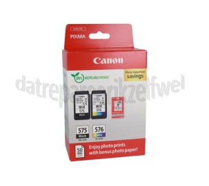 Foto van Canon Inktcartridge PG 575/CL 576, Zwart, Cyaan, Magenta, Geel Pixma TR4751i, TS3551i, TS3752i, TS3751i 