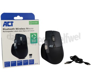 Foto van ACT Muis Draadloze Multi-Connect muis 4800 DPI, USB-A ontvanger, 2x Bluetooth 