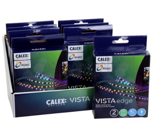 Foto van Calex Ledlamp Vista LED Strip 2 Meter, USB 2700K tot 6500K, 1500 Lumen, RGBIC + CCT 