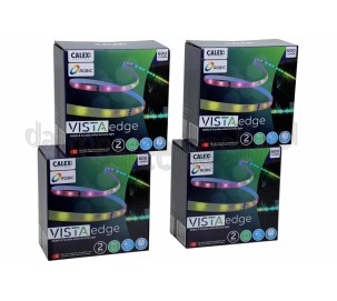 Foto van Calex Ledlamp Vista LED Strip 2 Meter RGBIC + CCT 600 Lumen, IP20, 2700K - 6500K 