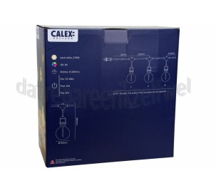 Foto van Calex Lamp Vista Lichtsnoer 10 Meter, XL Lampen Warm Wit, 45 Lumen, IP44, Afstandsbediening 