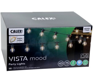 Foto van Calex Ledlamp Vista Lichtsnoer - 45M 35 Lumen, IP44, Dimbaar 