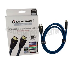 Foto van Oehlbach HDMI 2.1 Kabel Excellence Ultra-High-Speed HDMI, Flex Evolution HDMI 2.1, 1,5 meter 