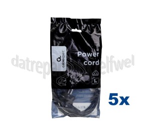 Foto van Netvoedingskabel Voedingskabel C5, 230V, 10 Amp 1 Meter, 3x0.75mm2 