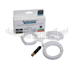 Foto van Oehlbach FM-lintantenne DAB+/FM Antenne 75 Ohm Quick F-Connector 