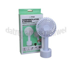 Foto van Benson Ventilator Hand Oplaadbaar, Wit 