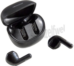 Foto van JVC Hoofdtelefoon Gumy Air Oordopjes, Draadloos, Zwart Bluetooth 5,4, Spatwaterdicht IPX 4 