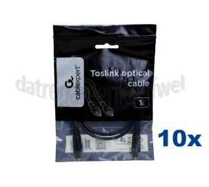 Foto van Optische Kabel Toslink 1 Meter Digitale audioverbindingen 