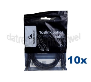 Foto van Optische Kabel Toslink 2 Meter Digitale audioverbindingen 
