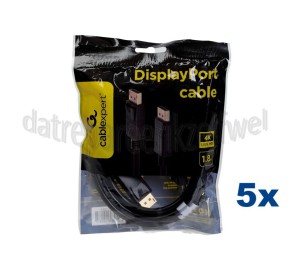 Foto van Displayport Kabel Displayport - Displayport 1,8 Meter Digitaal beeld- en audio-overdracht, 4K/UHD 