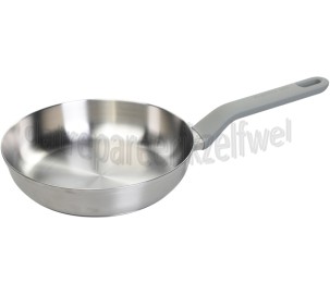 Foto van BergHOFF Pan Braadpan 20cm SS18/10 Moonmist Inductie, Halogeen, Vitrokeramisch, Gas 