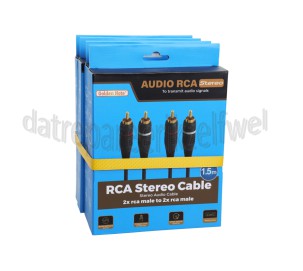 Foto van Golden Note Tulp Kabel 2x Tulp RCA Male - 2x Tulp RCA Male 1.5 Meter 