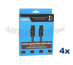 Foto van Golden Note Optische Kabel Toslink Male - Toslink Male 1.5 Meter 