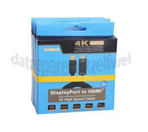 Foto van Golden Note Displayport Kabel Displayport Kabel (Male) - HDMI (Male) 2.0 Meter 