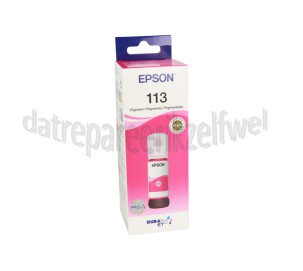 Foto van Epson Inktcartridge Ecotank 113 Magenta ET5150, ET5180, ET5800, ET16600, ET16650, ET16680 