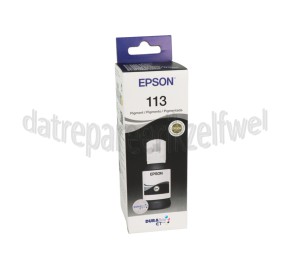 Foto van Epson Inktcartridge Ecotank 113 Black ET5150, ET5180, ET5800, ET16600, ET16650, ET16680 