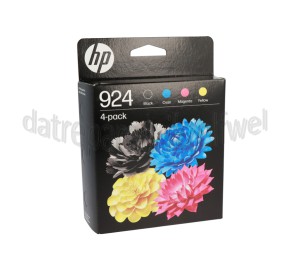 Foto van HP Hewlett-Packard Inktcartridge 924 Black, Cyan, Magenta, Yellow 8120, 8130 Series 