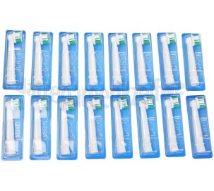 Foto van OralB Tandenborstelset Precision Clean, Wit, 16 Stuks Oral-B tandenborstels 