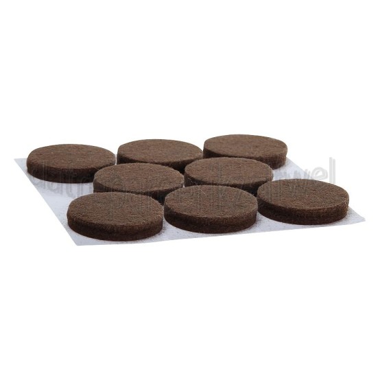 Foto van Deltafix Krasvilt Anti-krasvilt bruin Rond 28mm 