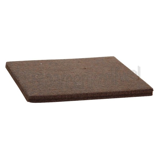 Foto van Deltafix Krasvilt Anti-krasvilt bruin Vierkant 90x100mm 