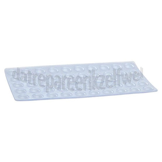 Foto van Deltafix Glasbuffer Zelfklevende glasbuffers Transparant 7mm 