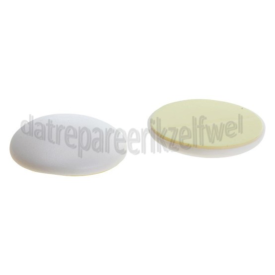 Foto van Deltafix Deurbuffer Deurbuffer wit Zelfklevend rond 38mm 