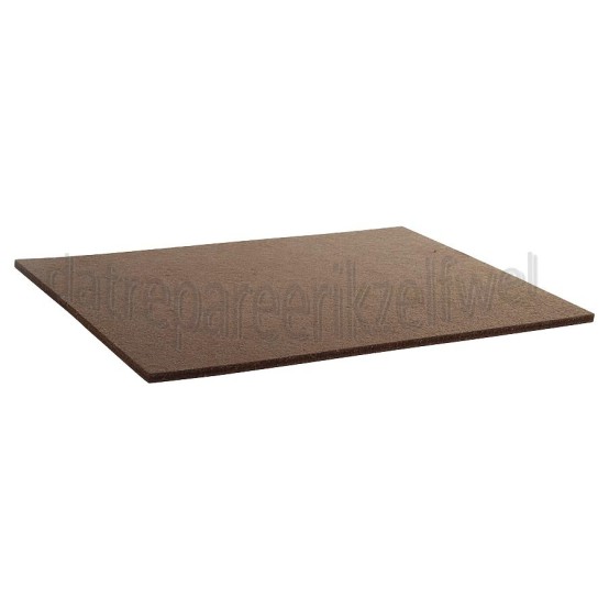 Foto van Deltafix Krasvilt Anti-krasvilt A4 formaat Vierkant 210x297mm BRUIN 
