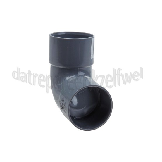 Foto van Sanitair Bocht PVC 40mm 90 gr. 