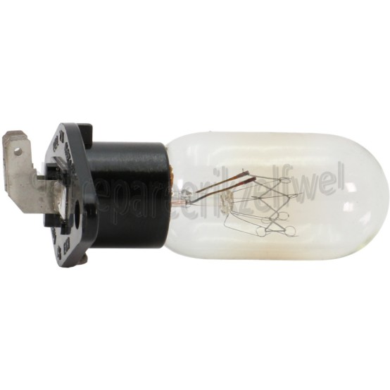 Foto van Pelgrim Lampje 25W haaks met bev. plaat Magnetron 