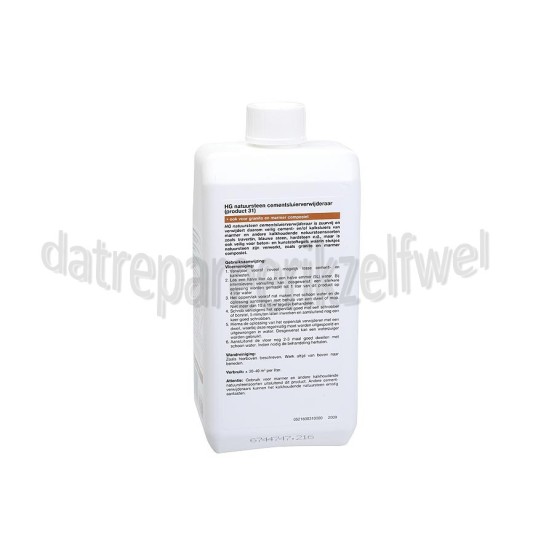 Foto van HG Reiniger Natuursteen Cement & kalksluier Reiniger HG product 31 