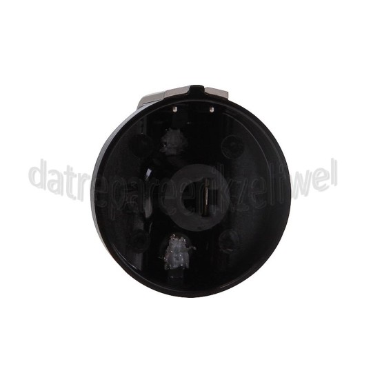 Foto van Ariston-Blue Air Knop Gasknop, Zwart/Chroom PKQ755DGH, PKQ644DGHAG 