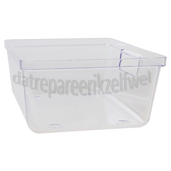 Foto van Whirlpool Groentelade Rechts, Transparant 190x250x100mm ARG5823LH, ARG585A 