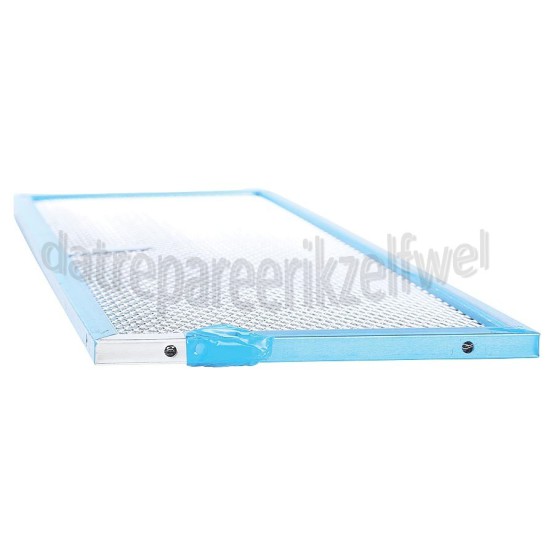 Foto van Novy Filter Metalen Vetfilter, Kunststof Lip Lange Zijde D190, D661, D604, D603, D613, D614, D877, D615, D7190 