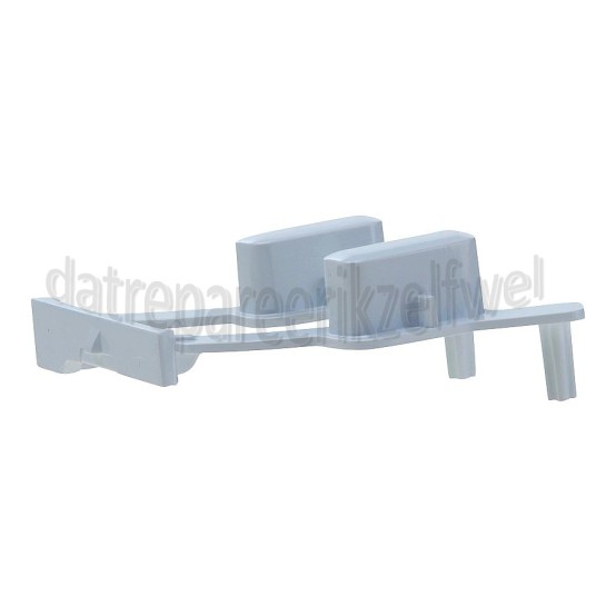 Foto van Whirlpool Knop Startknop, Wit, Bediening AWO5687, AWOD7114, AWS61212 