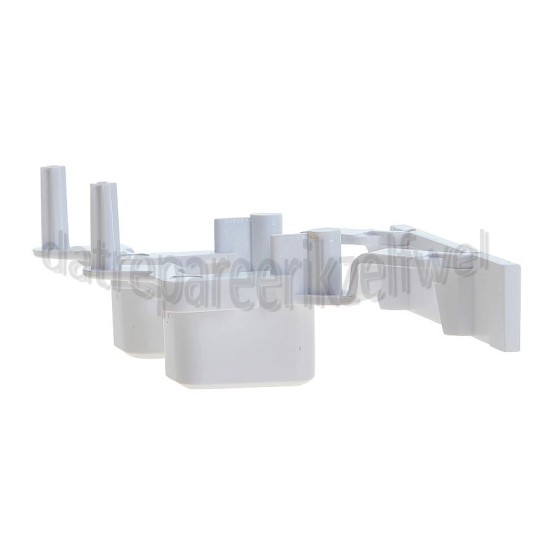 Foto van Whirlpool Knop Drukknop wit. Bediening WAK3462, WA5565, WAK2570 