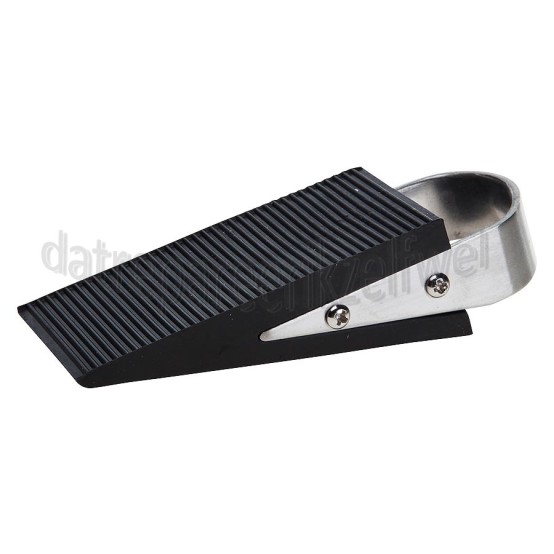 Foto van Deltafix Deurstop Deurstopper Wig 13x3cm Rubber Zware kwaliteit tegen verschuiven 