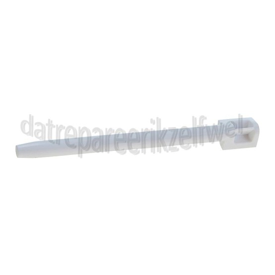 Foto van Whirlpool Scharnierpen Van bovendeksel AWT4123, AWA5100, WAT6518 