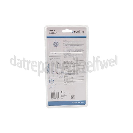 Foto van Disflex Douchekop Handdouche Genua, 100mm, 1 stand ABS chroom 