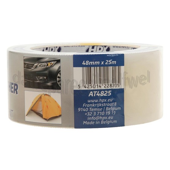 Foto van HPX Tape All Weather Tape Transparant Reparatie Afdichtingstape, 48mm x 25 meter 